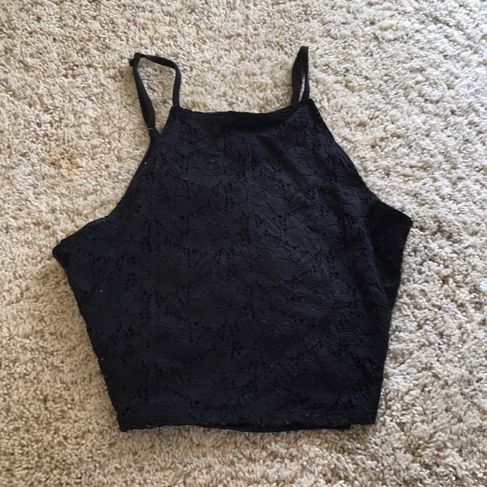 Black lace forever 21 top
